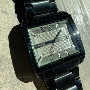 A/X Armani Men’s Big Face Watch black / gunmetal